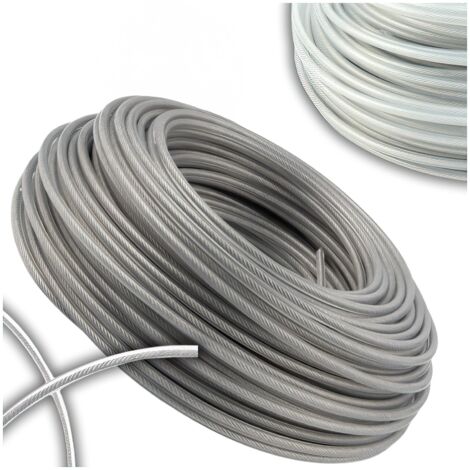 FILO DI TAGLIO IN ACCIAIO PER TESTINE DECESPUGLIATORE, ERBA FORTE, 2,4 mm, 10 M