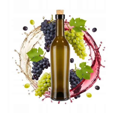 Bottiglia in vetro TOSCANA 500ml per VINO, LIQUORE, OLIO D'OLIVA, SCIROPPO