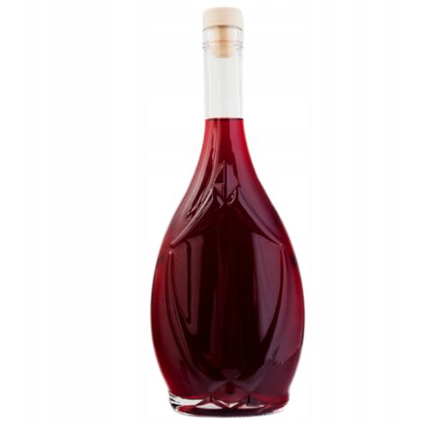BOTTIGLIA GRACJA 500ML + TAPPO DI SUGHERO per tinture, vino, liquore, alcol, sciroppo