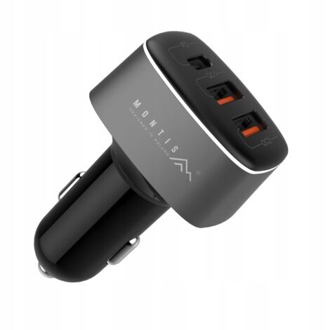 Caricabatteria Auto Dual USB 3.1A 2 Porte - 12V-24V, Per