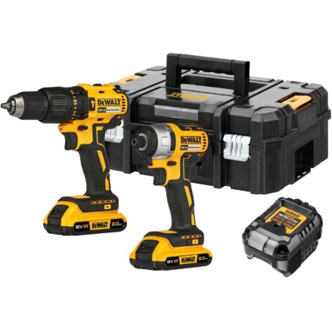KIT COMBO DEWALT 18V (DCD778+DCF787) 2x2.0Ah TSTAK II DCK2060D2T