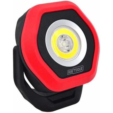 Awtools black line latarka warsztatowa sol cree led + cob led