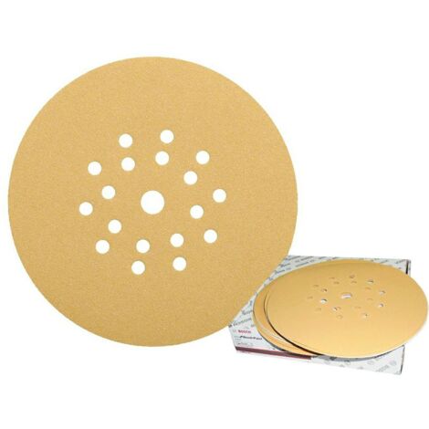 DISCO BOSCH 225mm EXC470 P120 CON FORI /25pz PER GIRAFFA