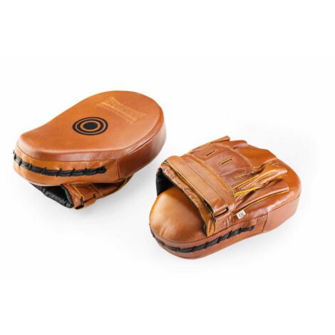 Zampa da allenatore profilata in vera pelle Retro Tan Evolution RS-804 TL-150