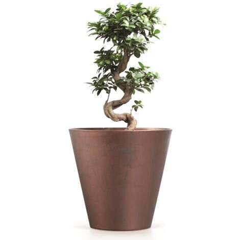 Vaso da fiori 3,5L Tubus Corten 20x20x18,7 cm, Rame