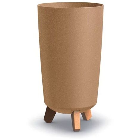 Gracia Tubus Slim ECO Wood DGTL200W naturo Prosperplast flowerpot