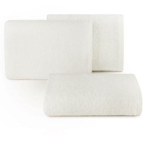 ASCIUGAMANO DA BAGNO EUROFIRANY CLASSICO IN COTONE SMOOTH1 50X100CM CREMA (1/5)