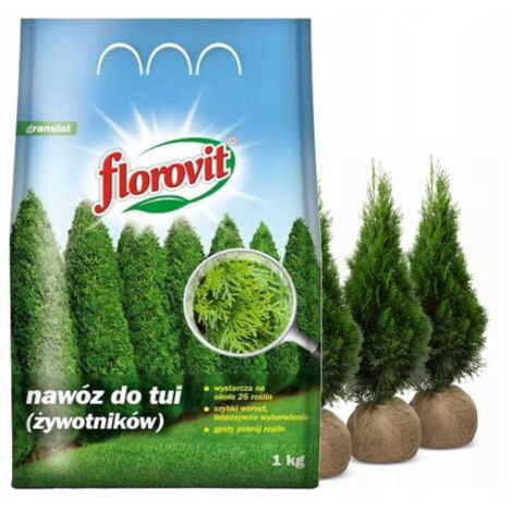Fertilizzante Florovit per tuia granulato da 1 kg (1/3)