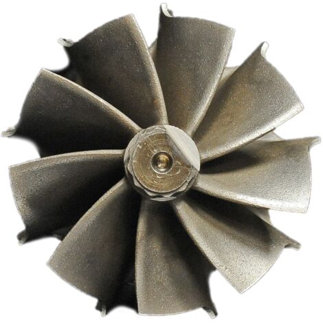 Rotore ad alto flusso con albero turbo a 9 pale 12-0120 TD04 48/53 (1/3)