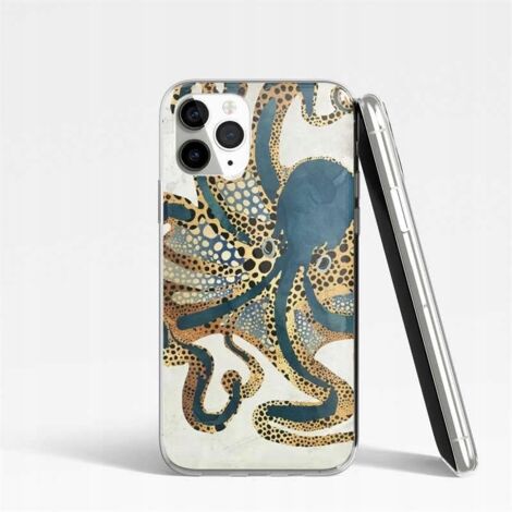 Custodia Octopus per iPhone 14 Pro Max, TPU, Blu (1/4)