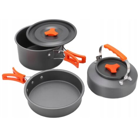 Set di pentole e utensili da campeggio per cucinare (1/5)
