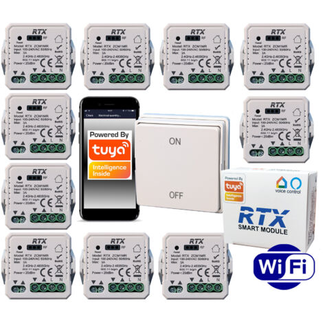 10x telecomando per tapparelle TUYA WiFi RFR1K GRATUITO