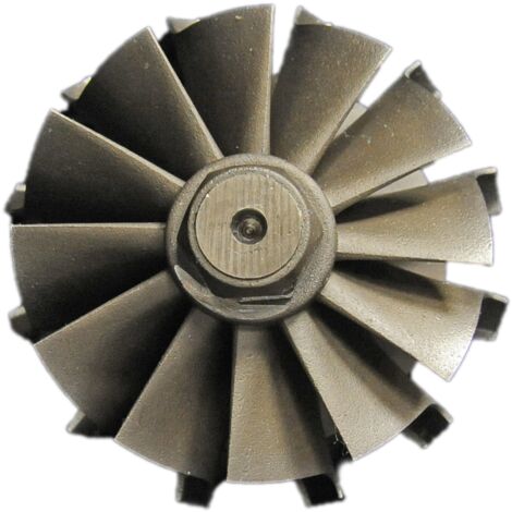 Rotore ad alto flusso con albero turbo 12 pale K04 49/55 (1/3)