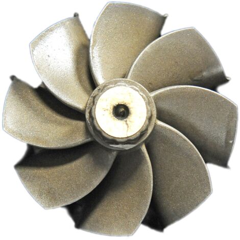Rotore IHI RHV5 51,5/53 con albero turbo ad alto flusso a 8 pale (1/3)