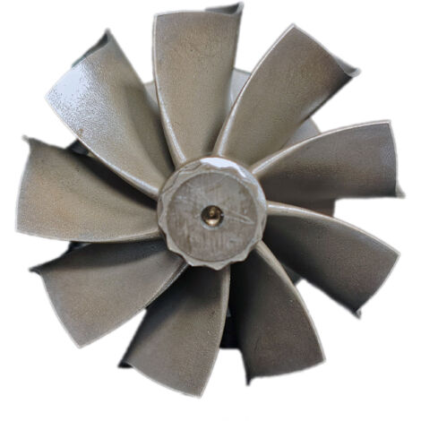 Rotore ad alto flusso con albero turbo a 9 pale B03 55/60 012-0188 (1/3)
