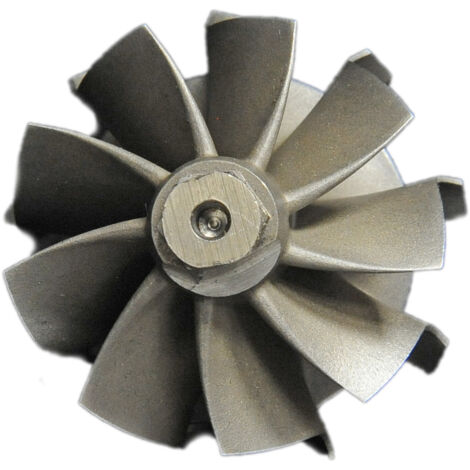 Rotore ad alto flusso con albero turbo a 9 pale K04 44,5/50 F09-0201 (1/3)