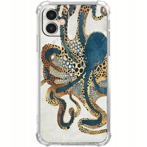 Custodia Octopus per iPhone 11, TPU, Blu (1/4)