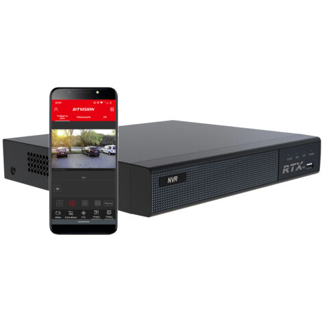 Registratore di rete RTX NVR 9 canali fino a 8 Mpx Applicazione P2P Visualizzazione remota (1/5)