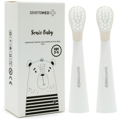 Testina per spazzolino SONIC Baby 2 pezzi. (1/4)