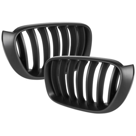 BMW X3 F25 X4 F26 14-17 griglie tra i fari (reni) sinistra + destra set NERO OPACO
