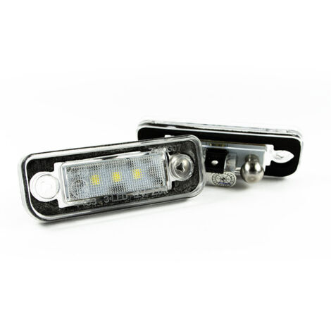 Luci targa a LED Mercedes W203 W211 W219 R171, set da 2 pezzi