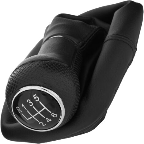 VW Sharan 2000- POMELLO DEL CAMBIO NERO A 6 VELOCITÀ + FORO DA 23 MM