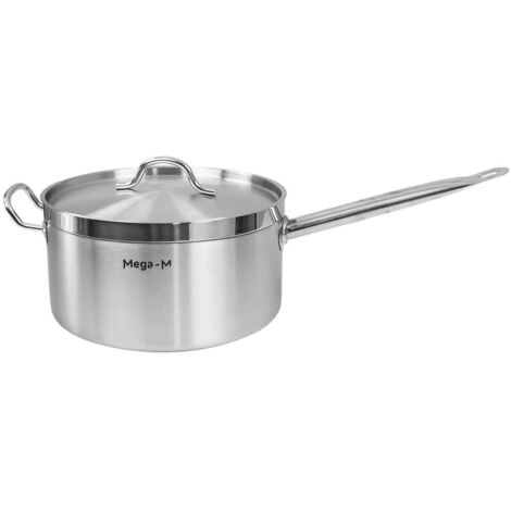 Pentola alta per catering con coperchio Mega-M PRO 8l dia. 26 cm x h 14,5 cm N (1/5)