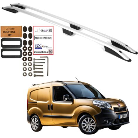 Barre portatutto FIAT DOBLO CORTE DAL 2010 AL 2022 Alluminio Resistente
