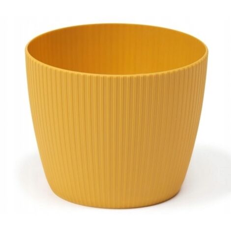 Vaso in plastica color senape da 16 cm Magnolia Jumper