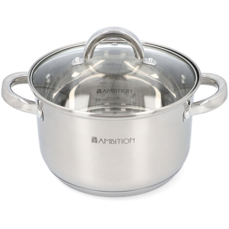 Pentola Ambition con coperchio, acciaio inossidabile, 1,9 l, Berry (1/4)