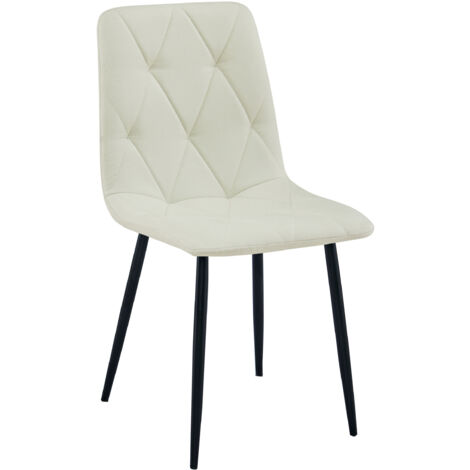 Sedia LIBRA - tessuto beige / gambe nere x 1
