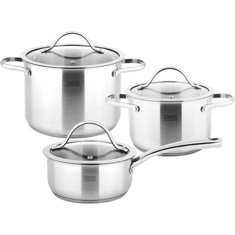 Set di 3 pentole in acciaio inox, Teesa COOK EXPERT MASTER (1/5)