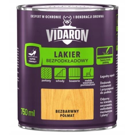 Vernice per legno incolore senza primer 0,75l