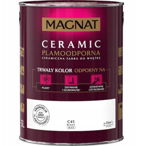 Magnat Ceramic C45 5L vernice ceramica antimacchia, bianca