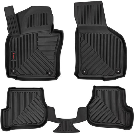 Tappetini auto in gomma 3D per: Volkswagen Golf V (hatchback, variant, station wagon, 2003-2009) - cerchio da 5 cm