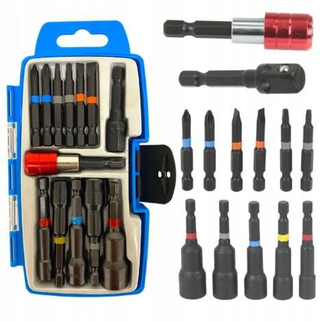 Bocchette e bit per cacciavite 1/4 13 pezzi set FARMER (1/5)