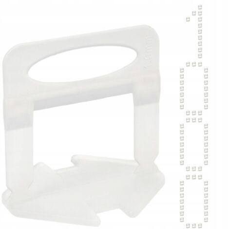 Clip 1mm 1000 pezzi Sistema di livellamento per piastrelle X-LEVEL