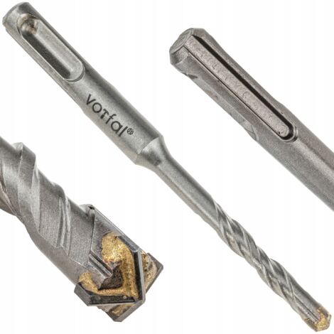 Punta per trapano per cemento, cemento armato, muro e mattone 6mm 160mm SDS-Plus a croce