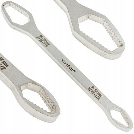 Chiave piatta universale a bussola Torx in pollici multifunzione 8-22 mm acciaio forgiato
