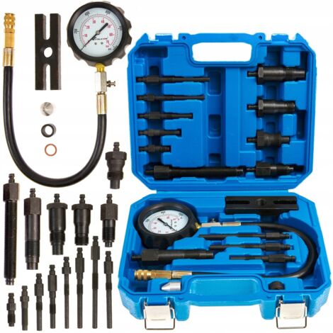 Tester per la pressione di compressione diesel 0-70 bar max adattatori