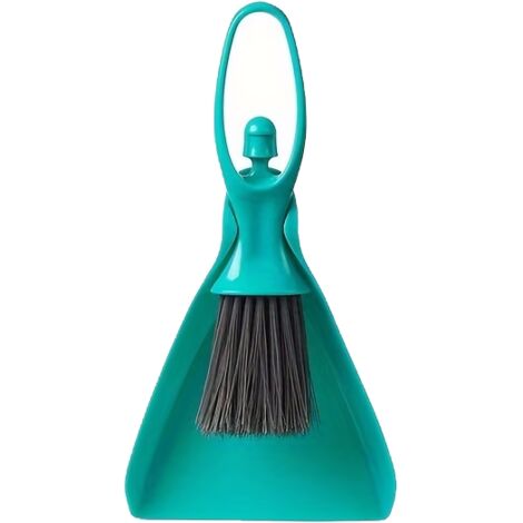 Kit per la Pulizia della Gabbia Mini Paletta e Spazzola Verde (1/3)