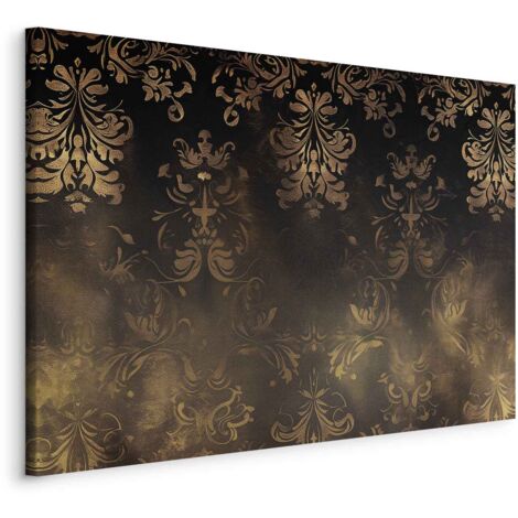 Immagine - Ornamenti barocchi in oro e bronzo patinati: motivo retrò / Motivi barocchi scuri con accenti dorati (1/3)
