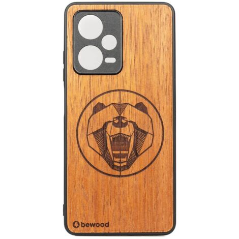 Custodia in legno Bewood Redmi Note 12 Pro 5G MERBAU BEAR (1/2)