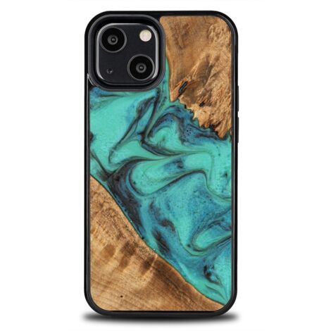 Custodia Bewood Unique per iPhone 13 Mini - Turchese (1/4)