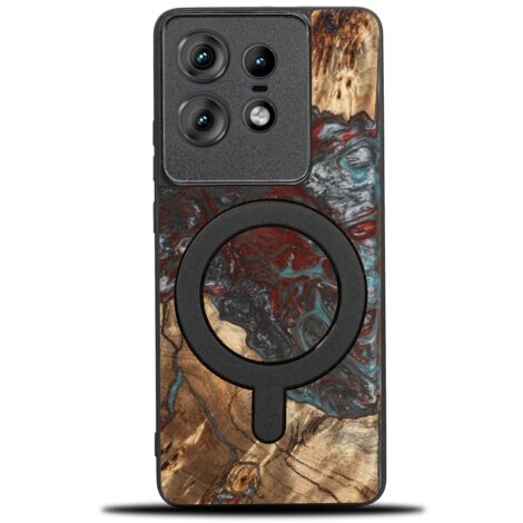 Custodia Bewood Unique per Motorola Edge 50 Pro - Pianeti - Plutone con MagSafe (1/2)
