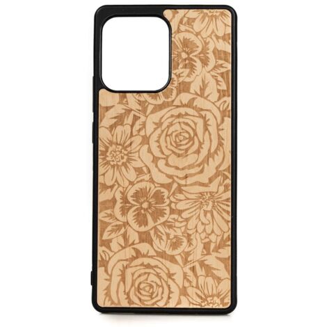 Custodia in legno Bewood per Motorola Edge 40 ROSES ANIEGRE (1/2)