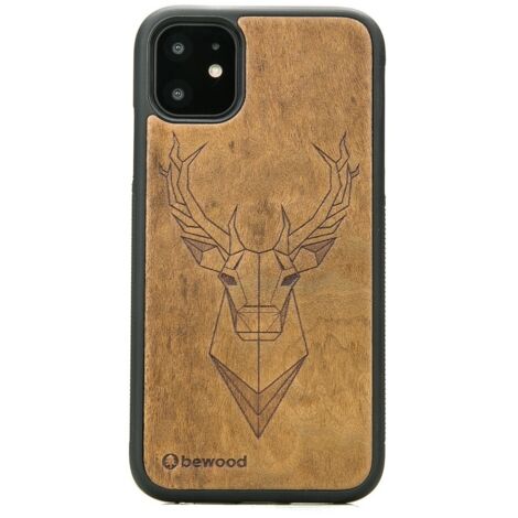 Custodia in legno per iPhone 11 IMBUIA DEER (1/3)