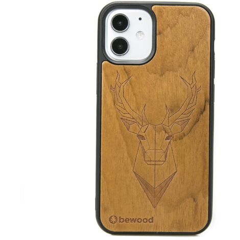 Custodia in legno per iPhone 12 Mini CERVO IMBUIA (1/4)