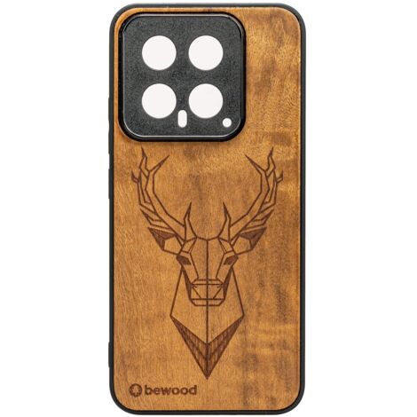 Custodia in legno Bewood per Xiaomi 14 IMBUIA DEER (1/2)