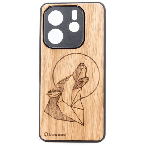 Custodia in legno Bewood per Xiaomi Redmi Note 14 5G QUERCIA LUPO (1/2)
